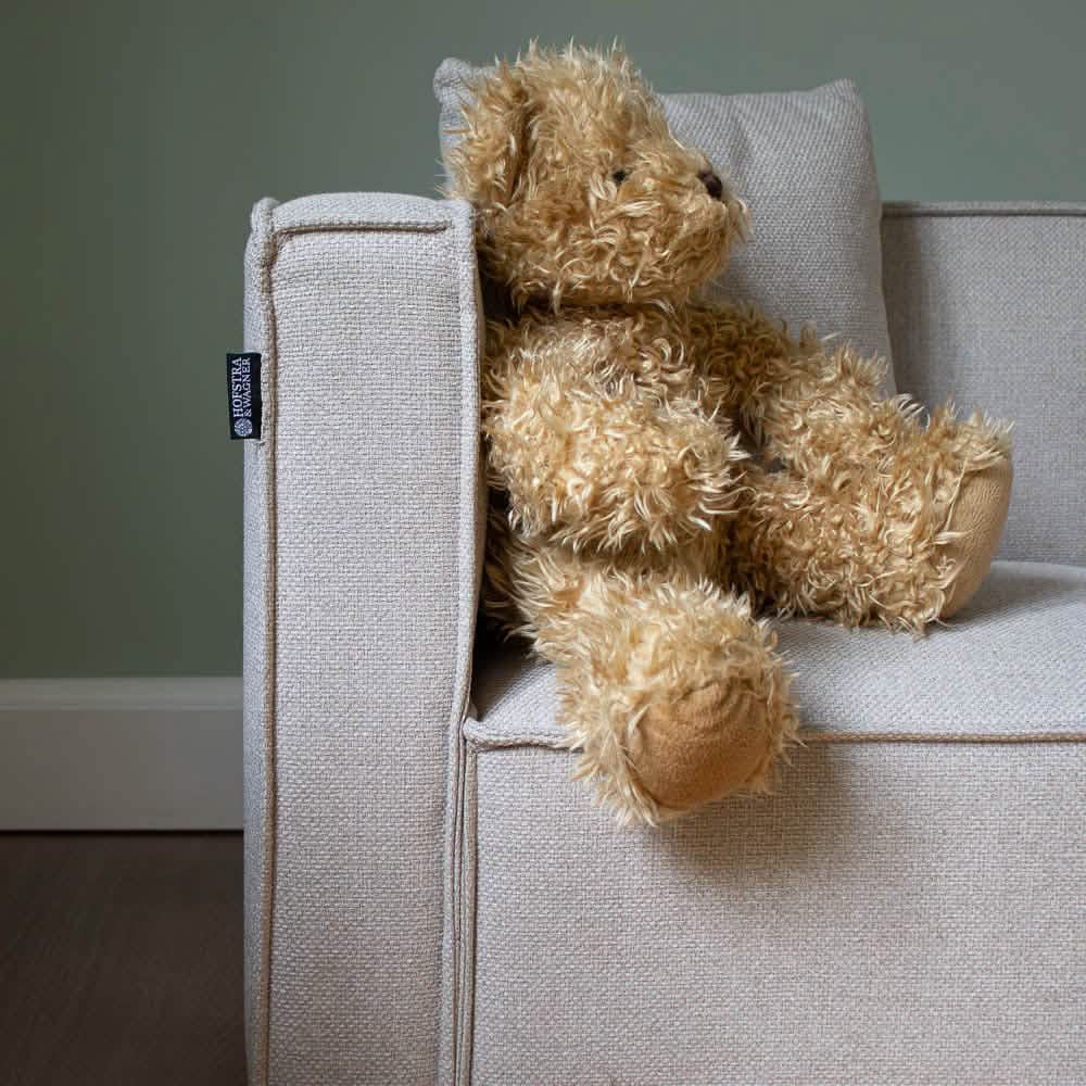 Elias Børnestol 60 cm - Beige Stof