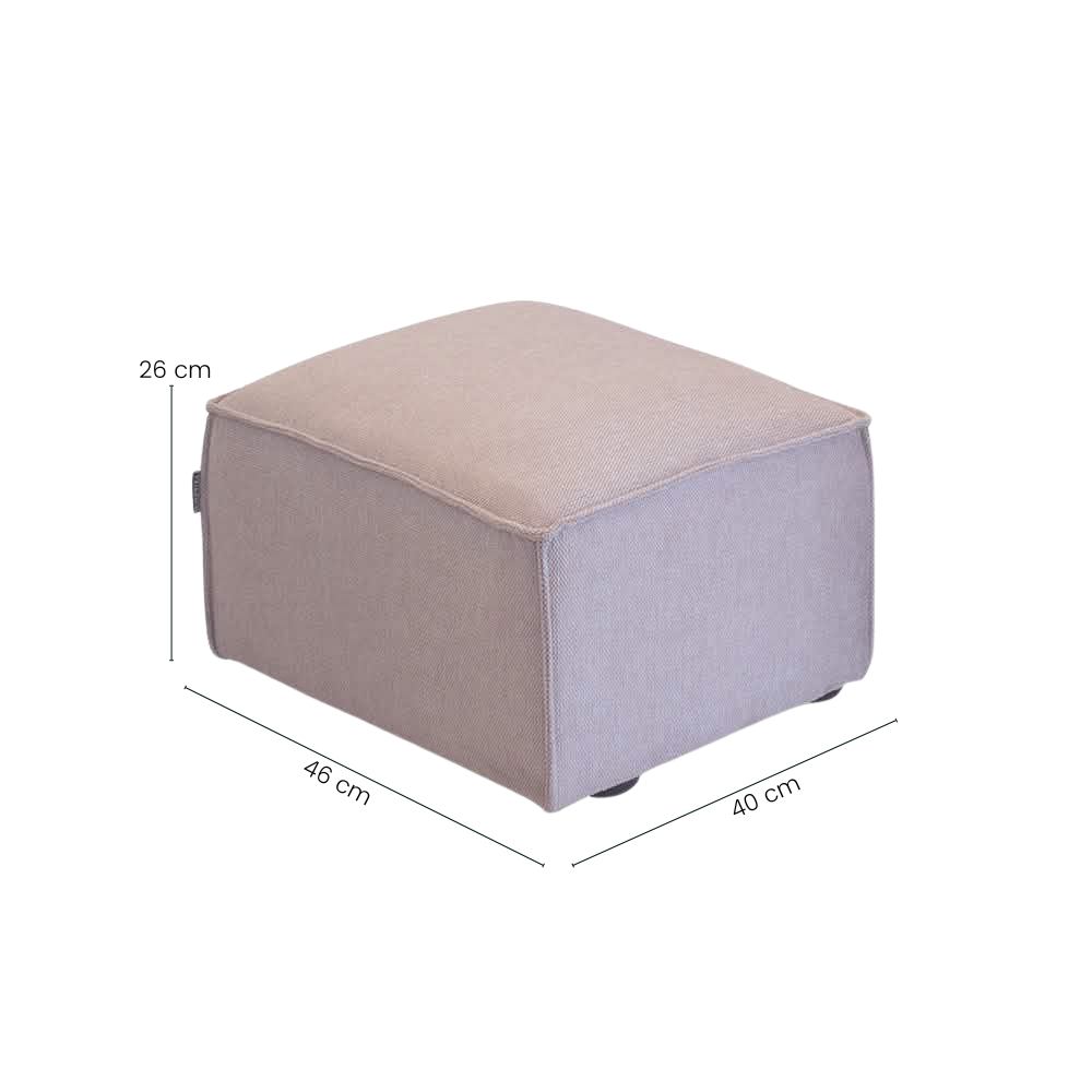 Elias Puf - 40 x 46 cm - Rosa