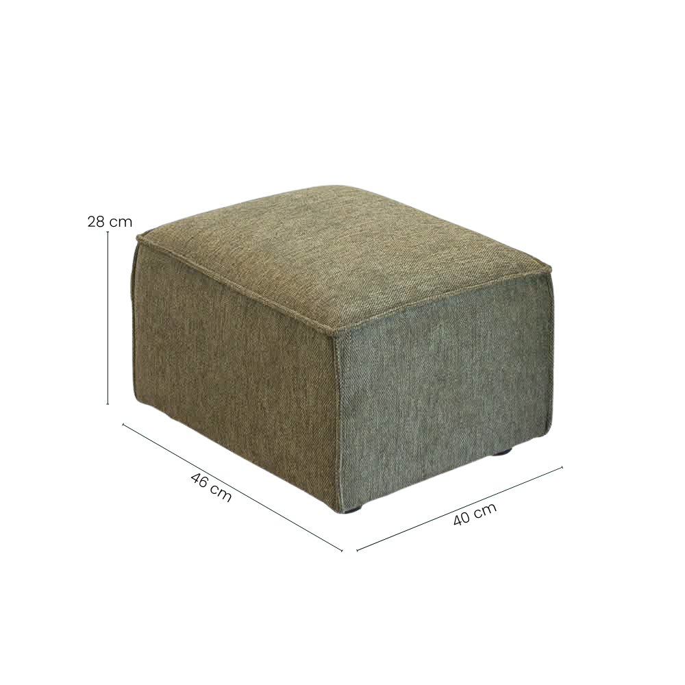 Elias Puf 40 x 46 cm - Grøn