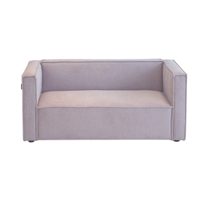 Elias Børnesofa inkl. puf - Rosa