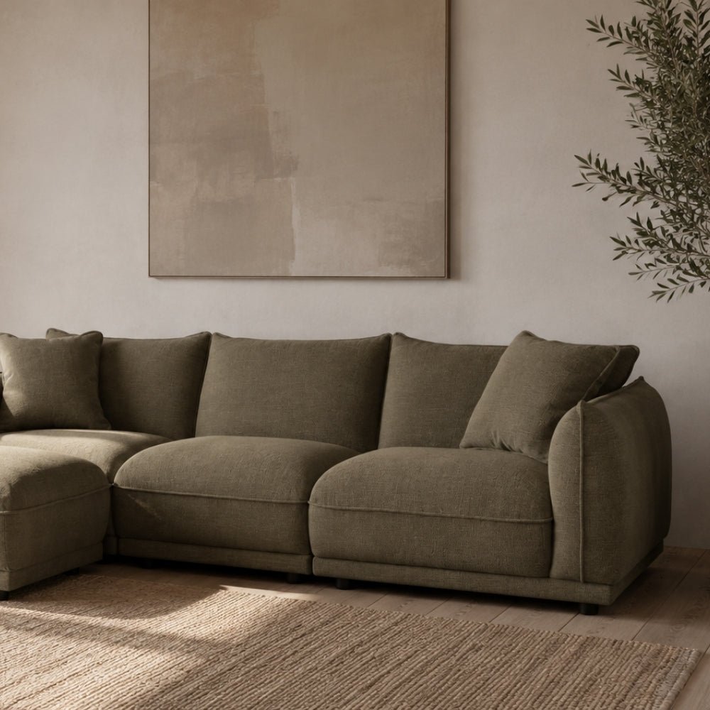 Elliot 3-Pers. Sofa - Grøn