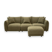 Elliot 3-Pers. Sofa - Grøn