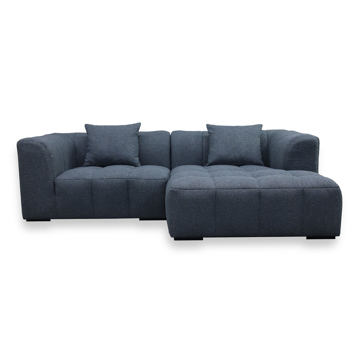 Bora Sofa i blå - Højrevendt - 240 cm