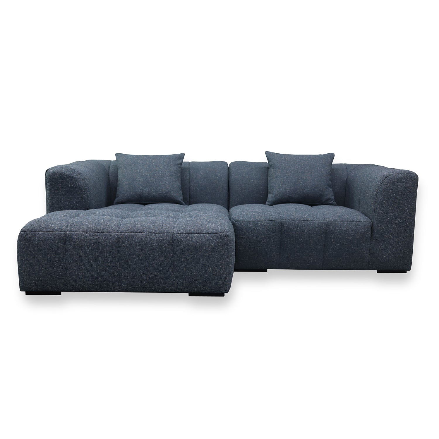 Bora Sofa i blå - Venstrevendt - 240 cm