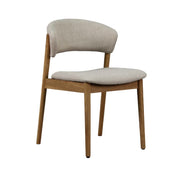 Hanna Spisebordsstol - Natur Egetræ m. beige sæde
