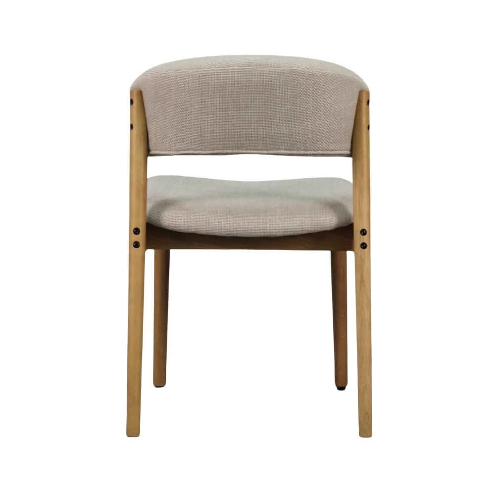 Hanna Spisebordsstol - Natur Egetræ m. beige sæde