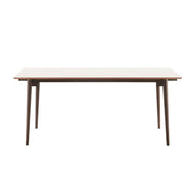Holms Spisebord i 180 cm, inkl. plader i smoked eg og taupe