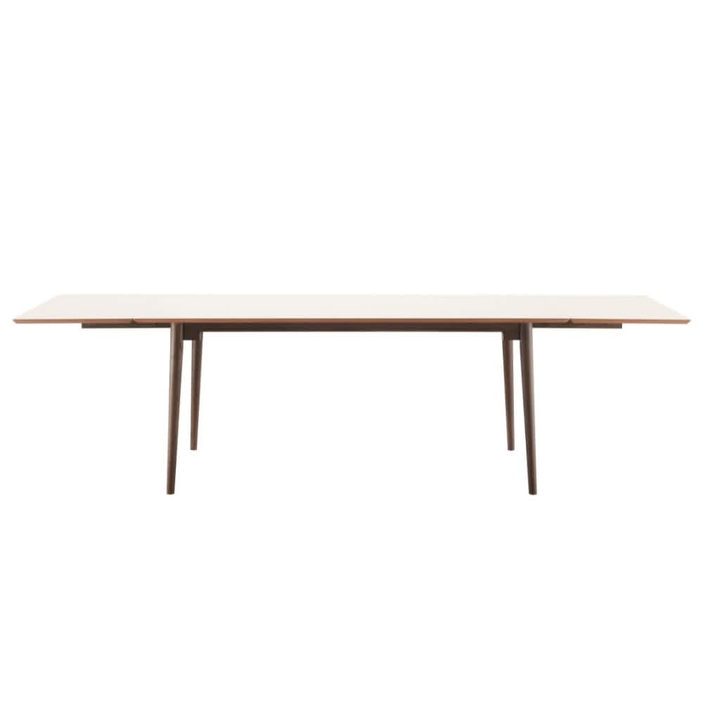 Holms Spisebord i 180 cm, inkl. plader i smoked eg og taupe