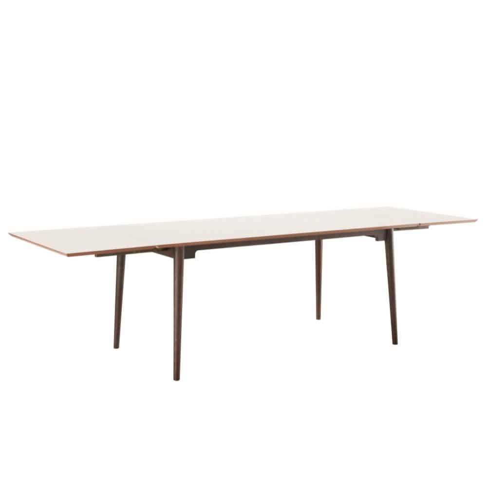 Holms Spisebord i 180 cm, inkl. plader i smoked eg og taupe