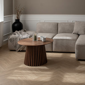 Benne 2-pers. modulsofa med open-end - Højrevendt - Beige