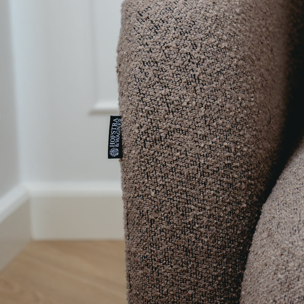 Nolio Modulsofa m. Chaiselong - Højrevendt - 315 cm - Brun Bouclé