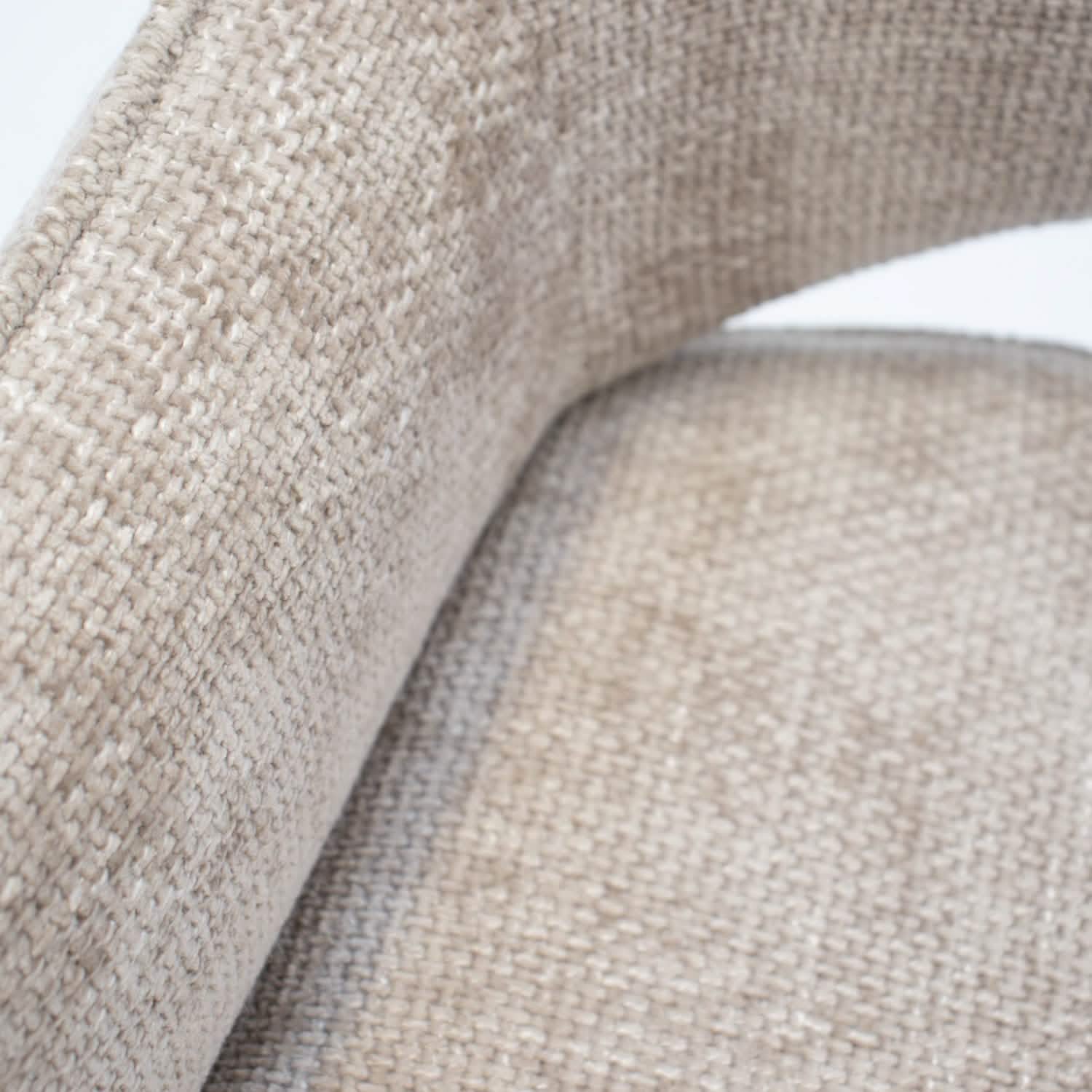 Vigga Spisebordsstol med drejefunktion - Beige Stof