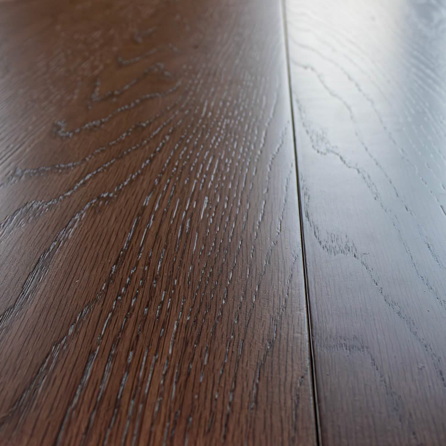 Måne Lamel Spisebord M. Tillægsplader - Espresso Ø120-165-210 cm
