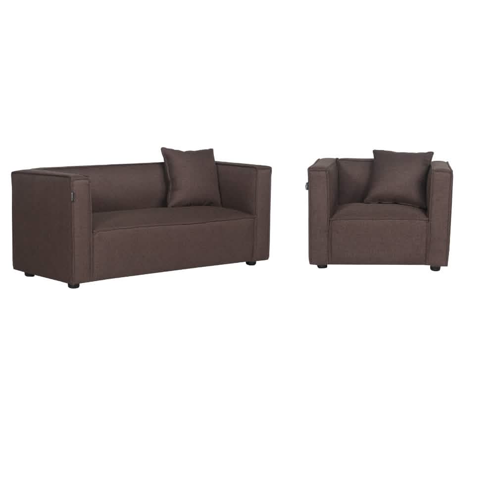 Elias Børnesofa inkl. stol - Brun