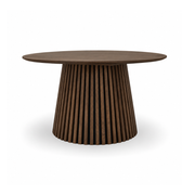 Måne Lamel Spisebord - Smoked Eg Ø140 cm