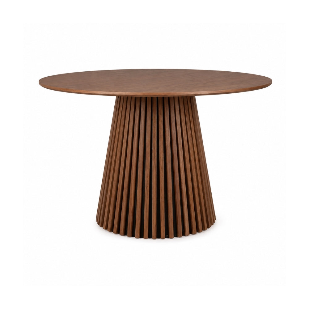 Måne Lamel Spisebord - Espresso Ø120 cm