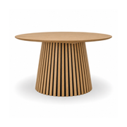 Måne Lamel Spisebord - Natur Eg Ø140 cm