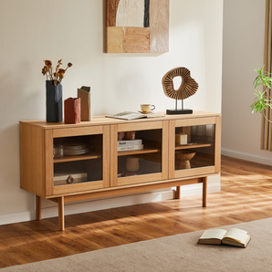 Liora Skænk i Natur eg  - 160 cm