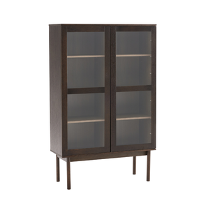 Liora Vitrineskab i Smoked eg  - 166 cm