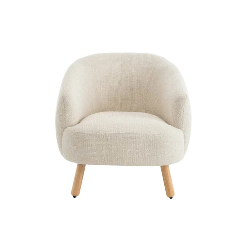 Stofprøve - Luca Loungestol i Beige Boucle