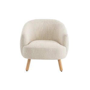 Stofprøve - Luca Loungestol i Beige Boucle