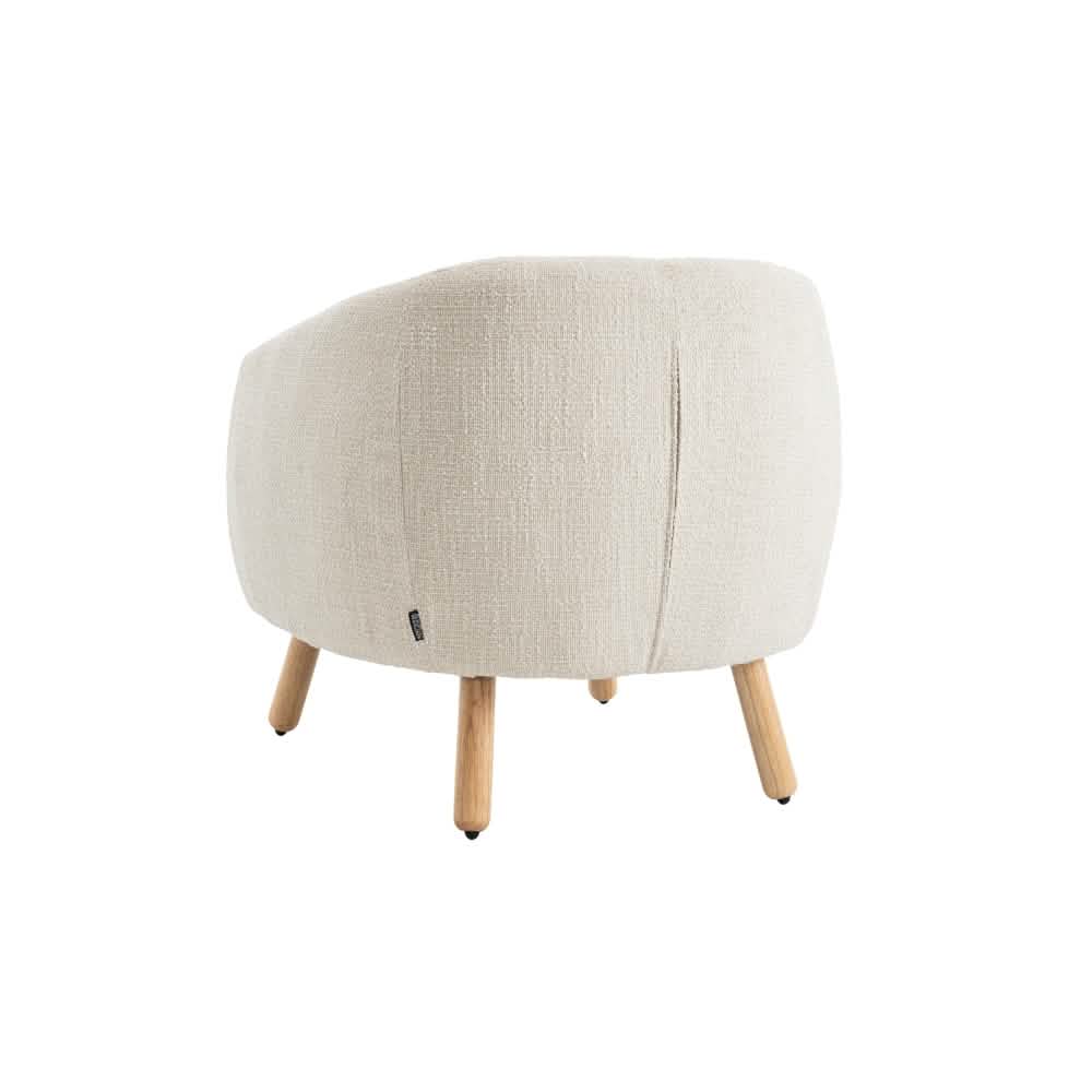 Luca Loungestol - Beige Bouclé