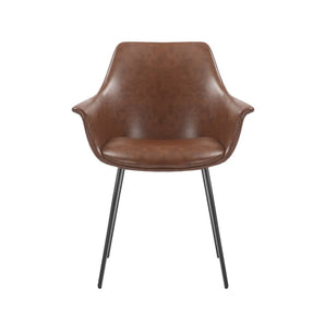 Luis Spisebordsstol - Cognac PU