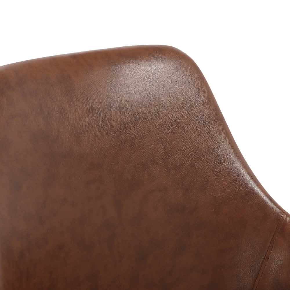 Luis Spisebordsstol - Cognac PU
