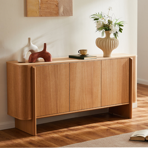 Maine Skænk i Natur eg  - 160 cm