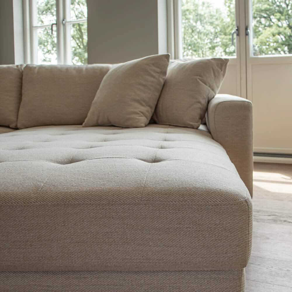 Milo Sofa - Vendbar Chaiselong 283 cm - Beige