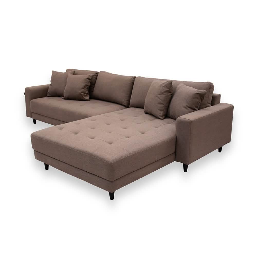 Milo Sofa - Vendbar Chaiselong 283 cm - Brun