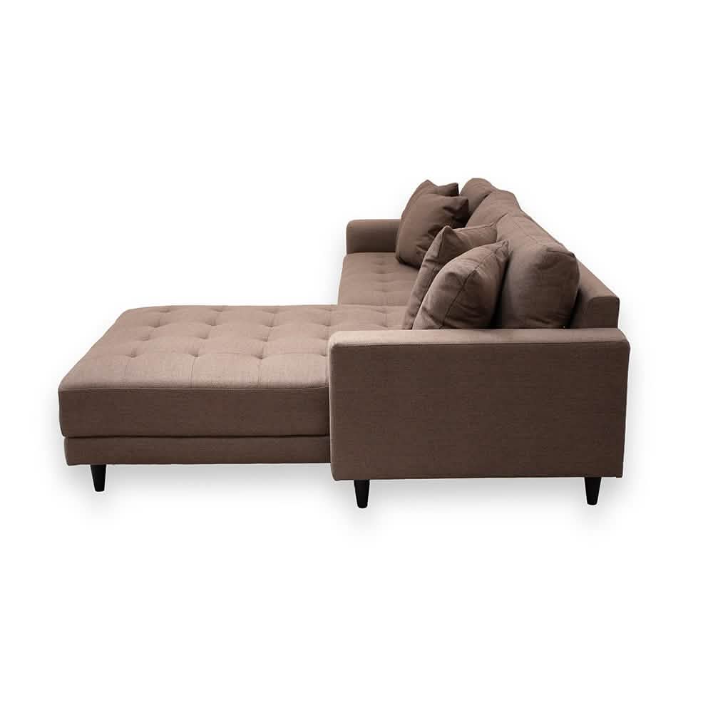 Milo Sofa - Vendbar Chaiselong 283 cm - Brun
