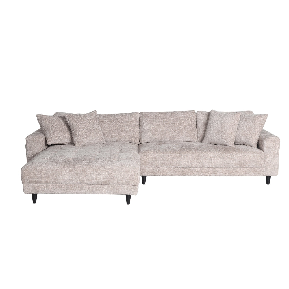 Milo Sofa - Vendbar Chaiselong 285 cm - Grå/Beige