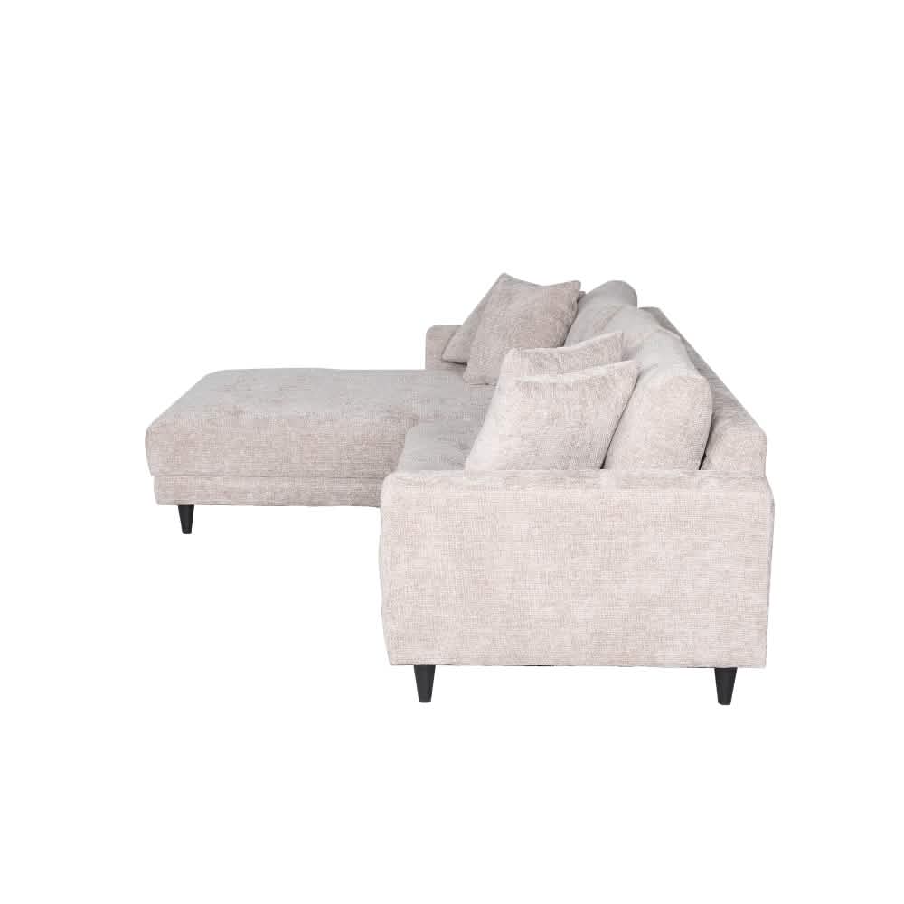 Milo Sofa - Vendbar Chaiselong 283 cm - Grå/Beige