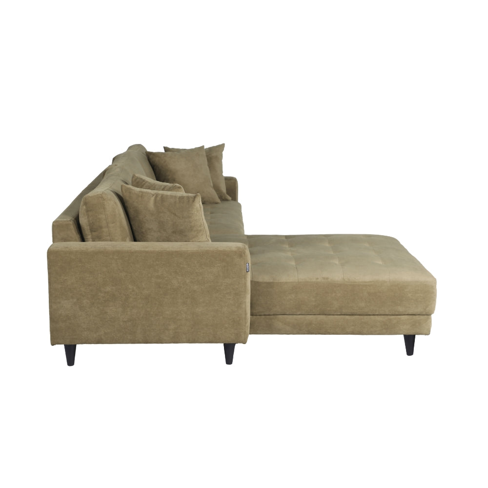 Milo Sofa - Vendbar Chaiselong 285 cm - Olivengrøn