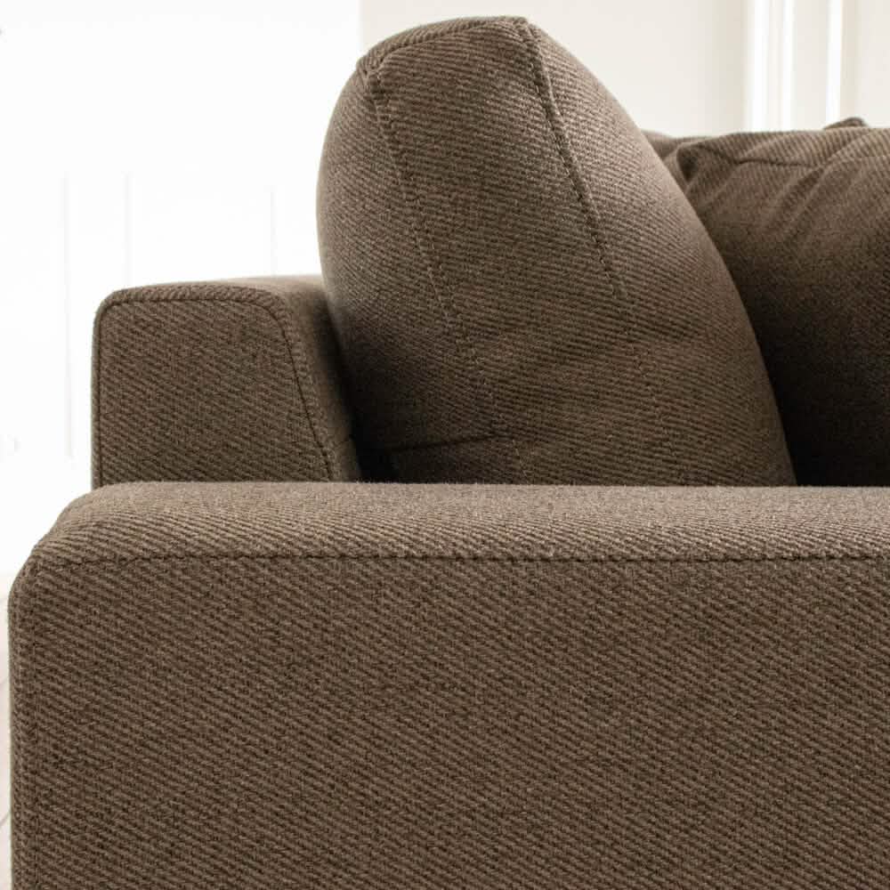 Milo Sofa - Vendbar Chaiselong 283 cm - Brun