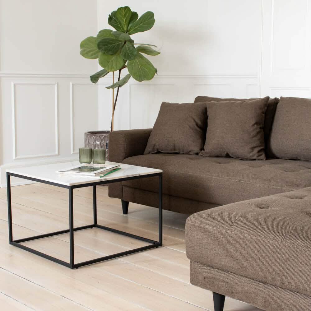 Milo Sofa - Vendbar Chaiselong 283 cm - Brun