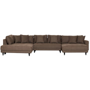 Milo U-Sofa - Venstrevendt - Brun