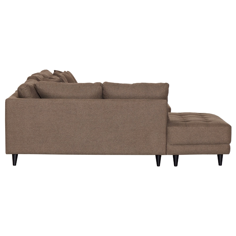 Milo U-Sofa - Venstrevendt - Brun