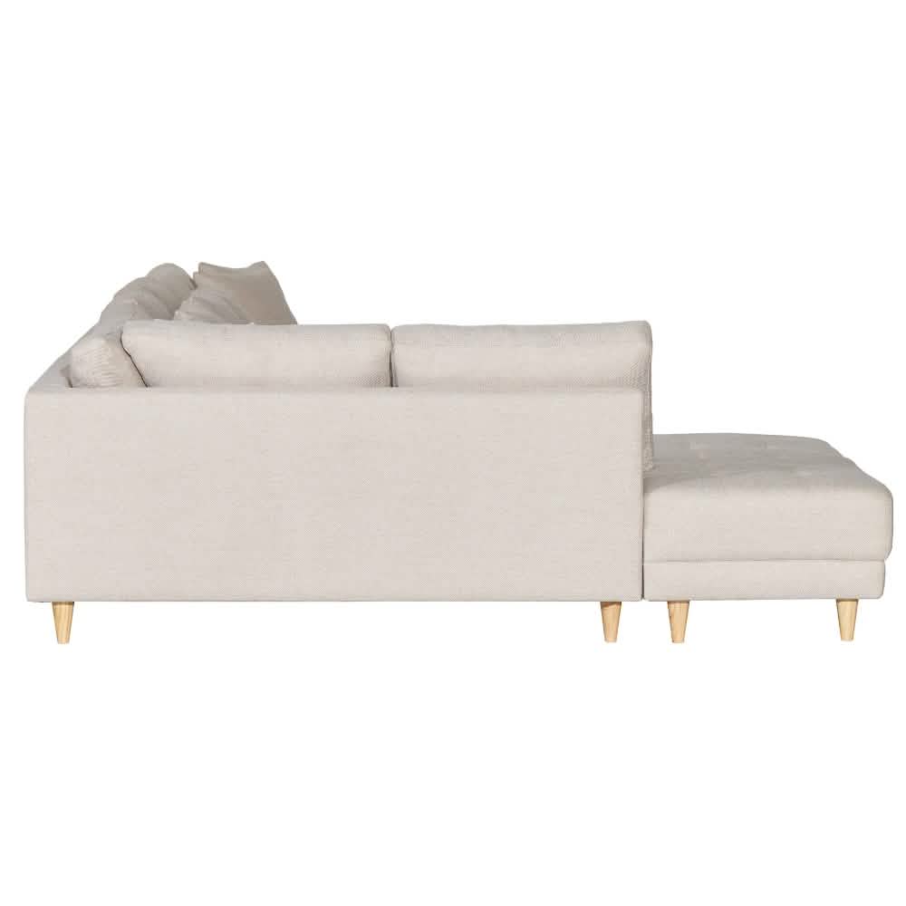 Milo U-Sofa i Venstrevendt - Beige
