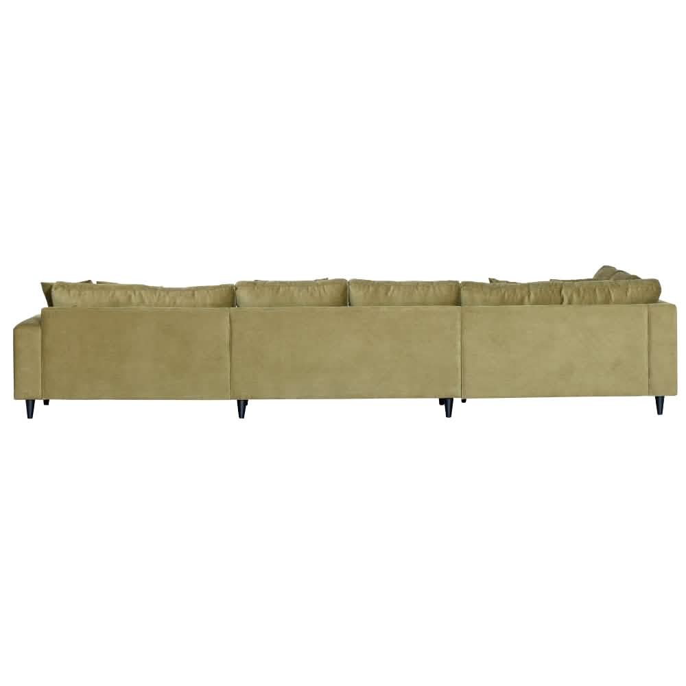 Milo U-Sofa i Venstrevendt - Olivengrøn