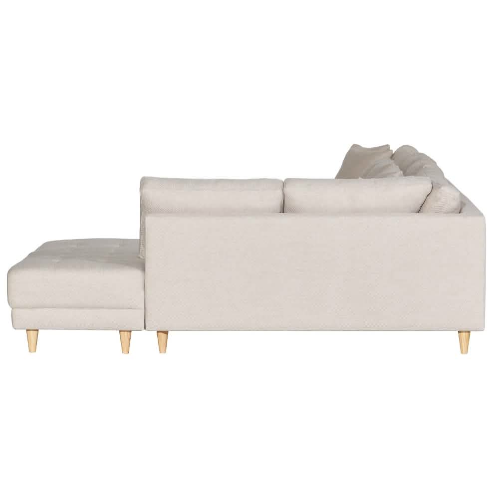 Milo U-Sofa i Højrevendt - Beige