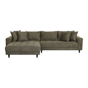 Milo Sofa - Vendbar Chaiselong 283 cm - Grøn
