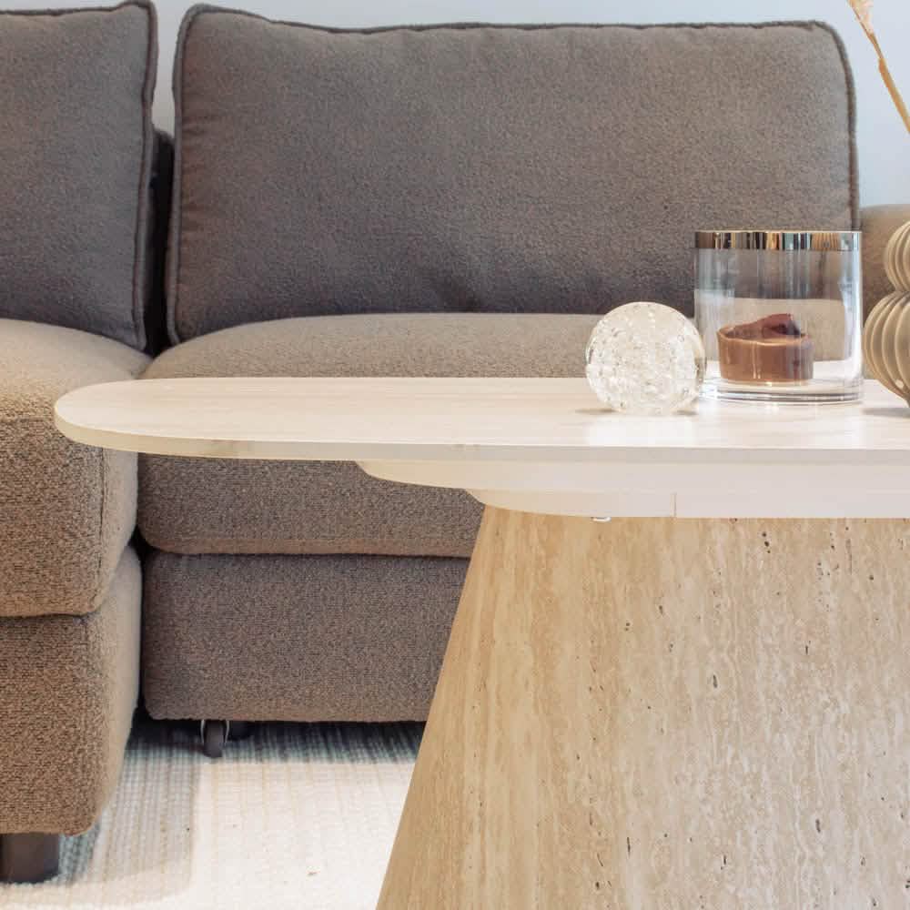 Molde Sofabord - Natursten 110 x 60 cm