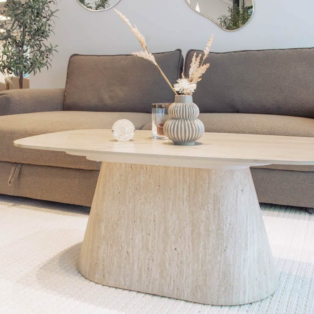 Molde Sofabord - Natursten 110 x 60 cm