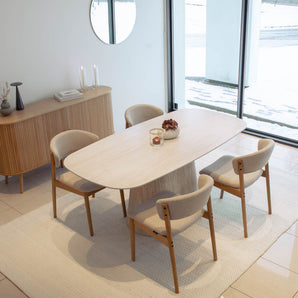 Molde Spisebord - Natursten 180 x  90 cm