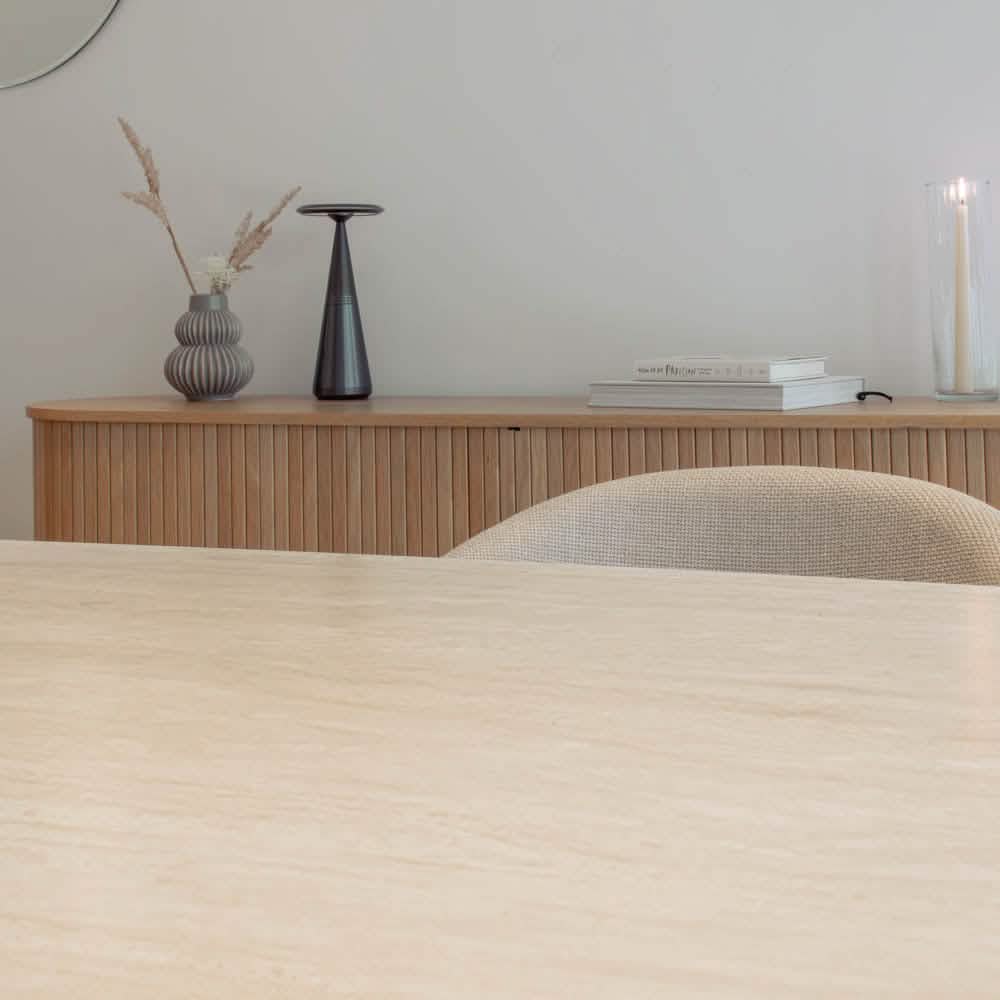 Molde Spisebord - Natursten 180 x  90 cm