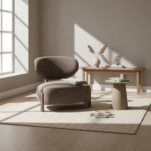 Molly Loungestol - Mørkebrun m. smoked ben