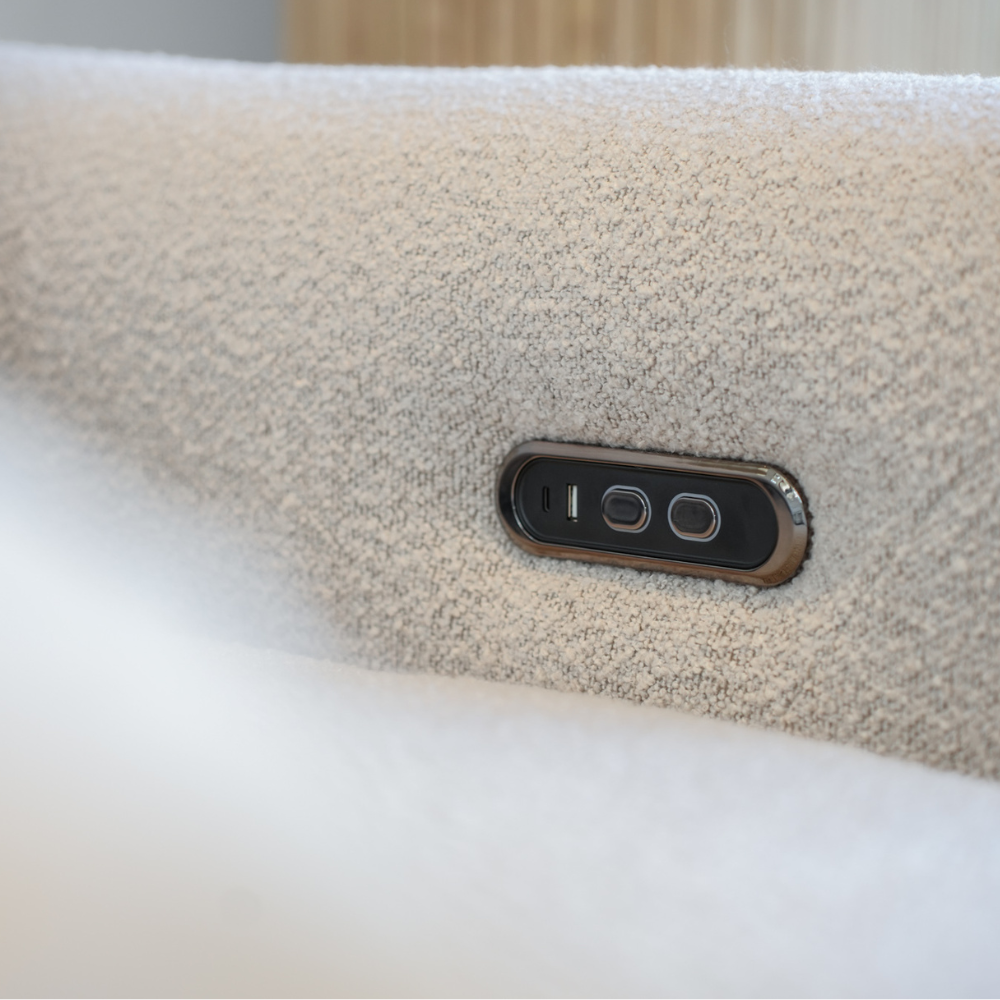 Naya Sofa med elektronisk modul - Venstrevendt - Beige Boucle