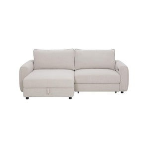 Naya Sofa med elektronisk modul - Venstrevendt - Beige Boucle